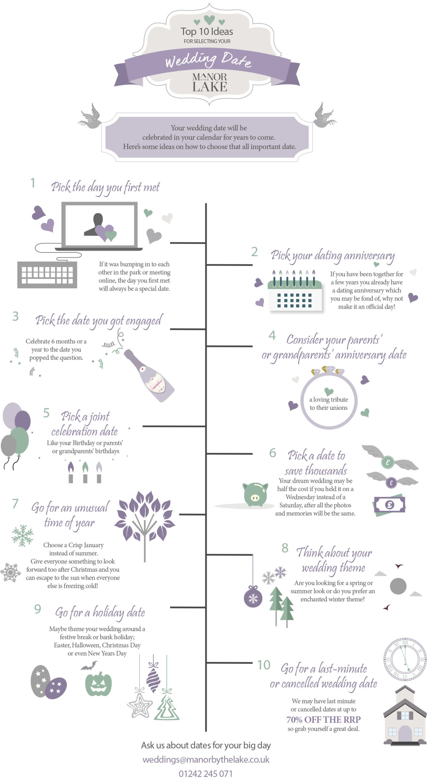 Top 10 ideas for selecting your wedding date FINAL