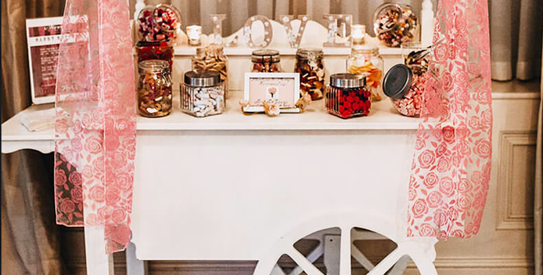 Wedding sweet cart