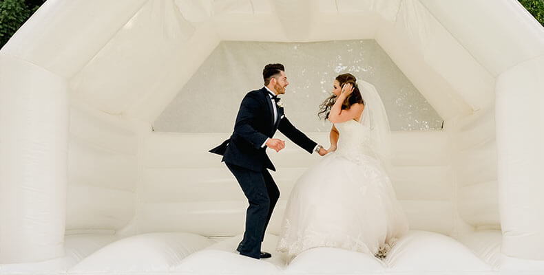 wedding bouncy castle