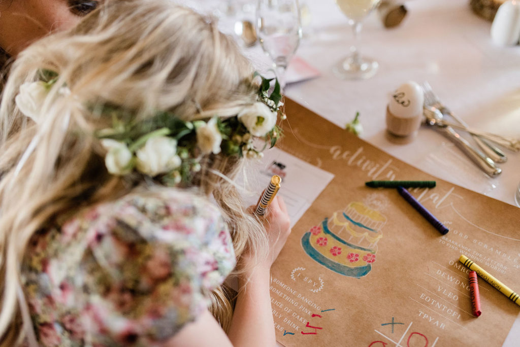 ways to keep children entertained at your wedding kids wedding activity 5