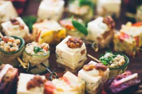 Canapes at Manor By The Lake
