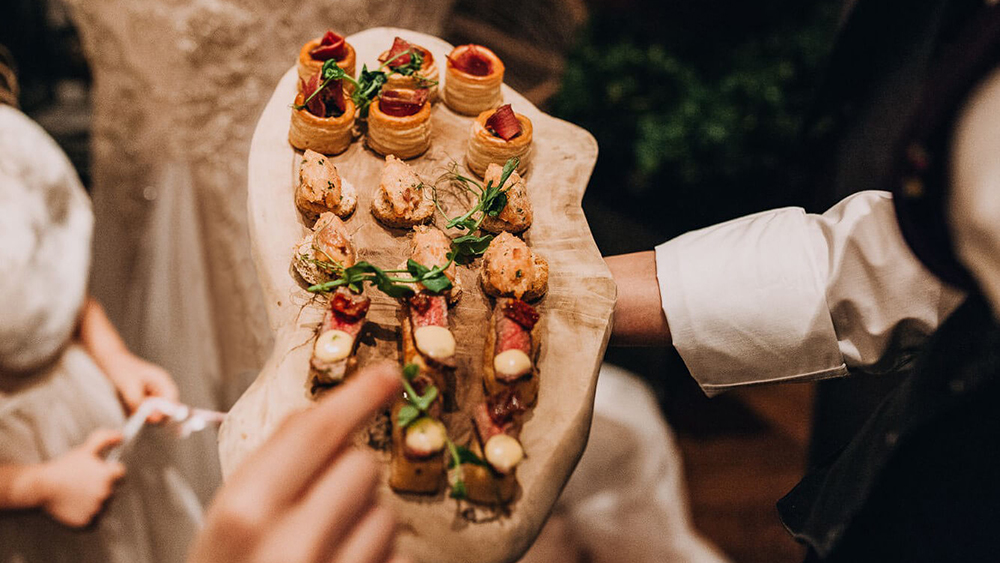 Canapes at Manor By The Lake