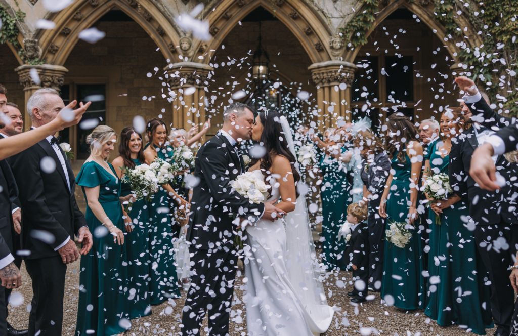 Confetti photo at Manor By The Lake
