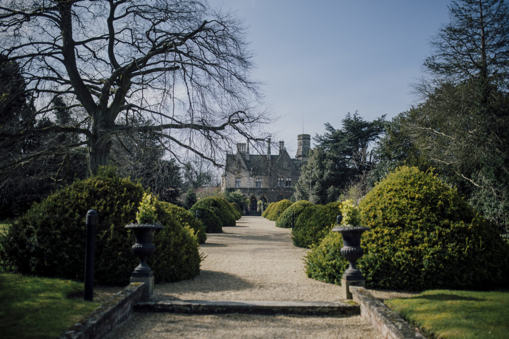 Yew tree walk at Manor By The Lake