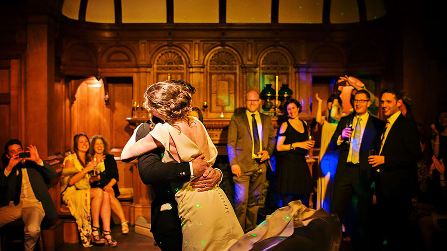 First dance in the Rock Bar at Manor By The Lake