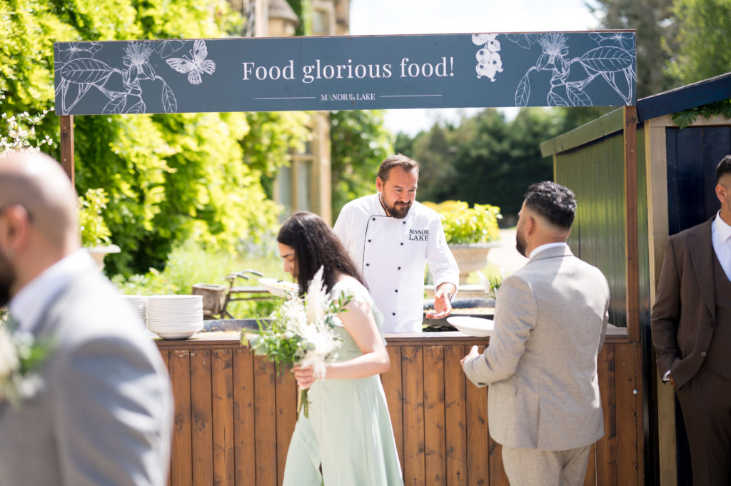 Outdoor food station